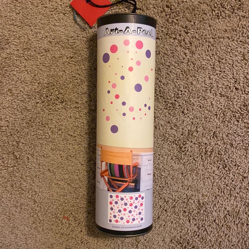 Polka Dot Art A Peel NEW